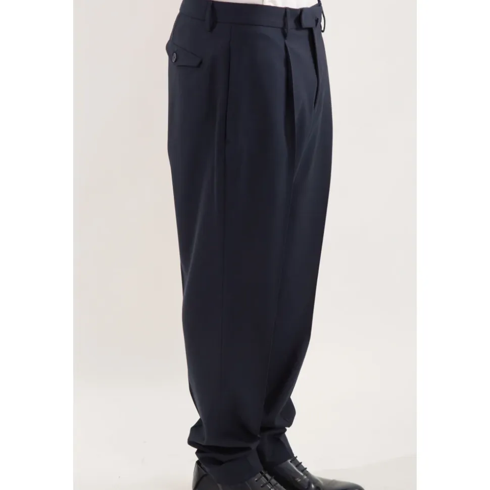 Élégant Costume Croisé en Laine