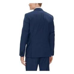 Élégant costume monopetto en mélange de laine