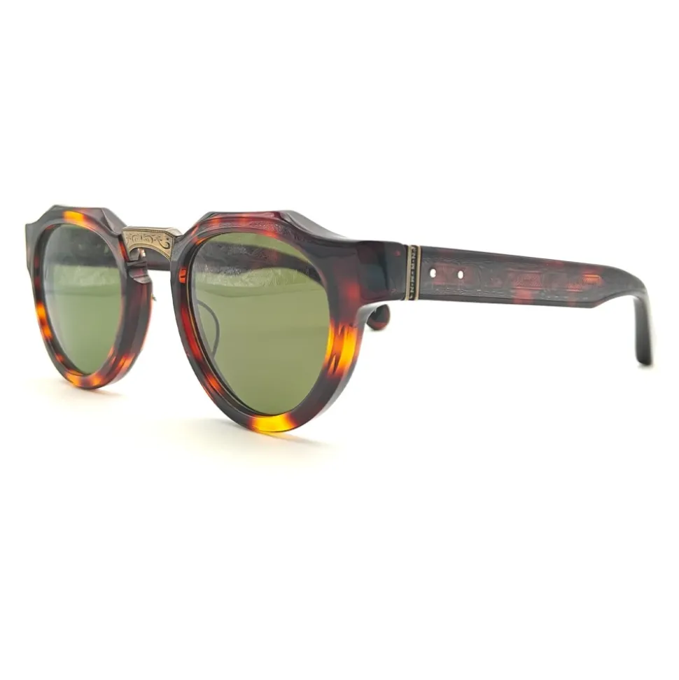 Élégantes lunettes de soleil tortue foncée