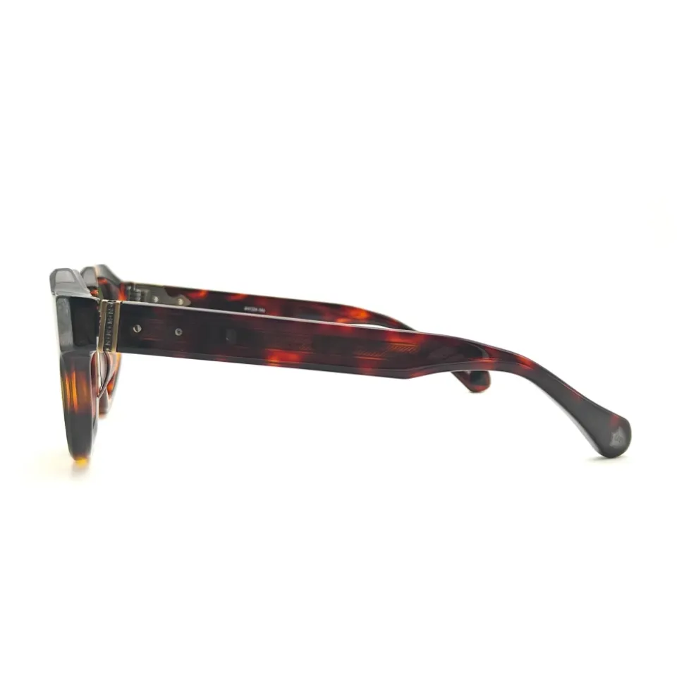 Élégantes lunettes de soleil tortue foncée