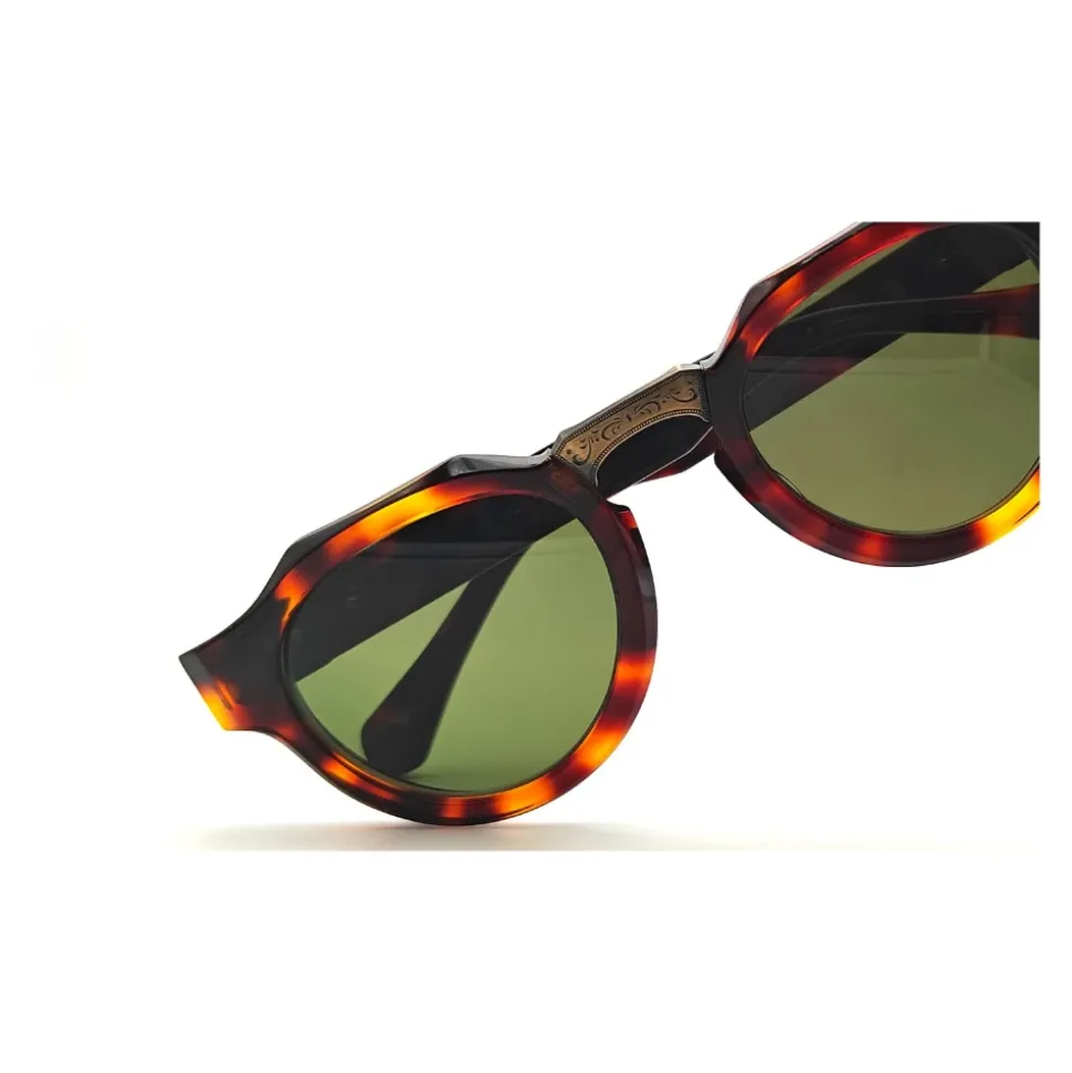 Élégantes lunettes de soleil tortue foncée