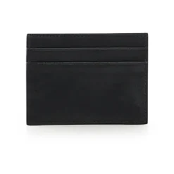 Logo Detail Leather Card Holder