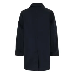 Manteau Boutonné avec Badge Boussole