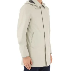 Manteau à capuche résistant à la pluie