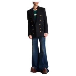 Manteau court style militaire