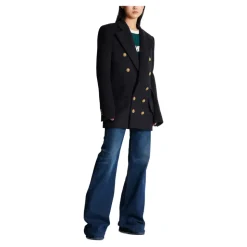 Manteau court style militaire