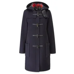 Manteau Duffle Vintage Navy Royal Stewart