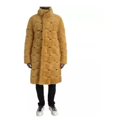 Manteau Matelassé en Peau lainée