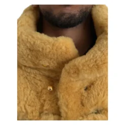 Manteau Matelassé en Peau lainée