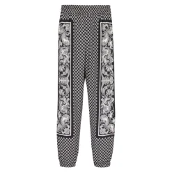 Mini Pantalon à Imprimé Cachemire et Monogramme