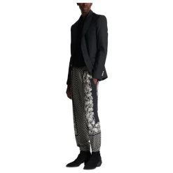 Mini Pantalon à Imprimé Cachemire et Monogramme
