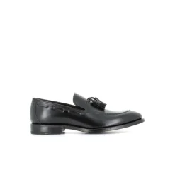 Mocassin Noir avec Pompon
