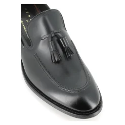 Mocassin Noir avec Pompon