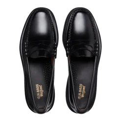 Mocassins en cuir noir Automne/Hiver 2024