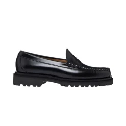 Mocassins en cuir noir Automne/Hiver 2024