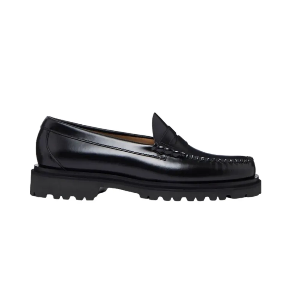 Mocassins en cuir noir Automne/Hiver 2024