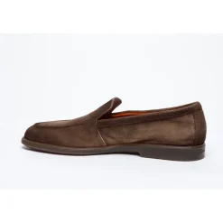 Mocassins en daim marron