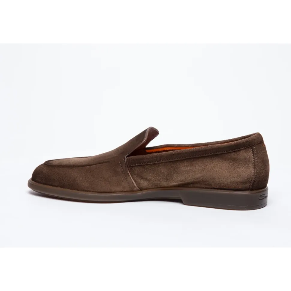 Mocassins en daim marron