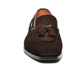 Mocassins en daim à pampilles