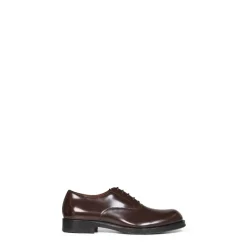 Mocassins à lacets en cuir