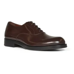 Mocassins à lacets en cuir