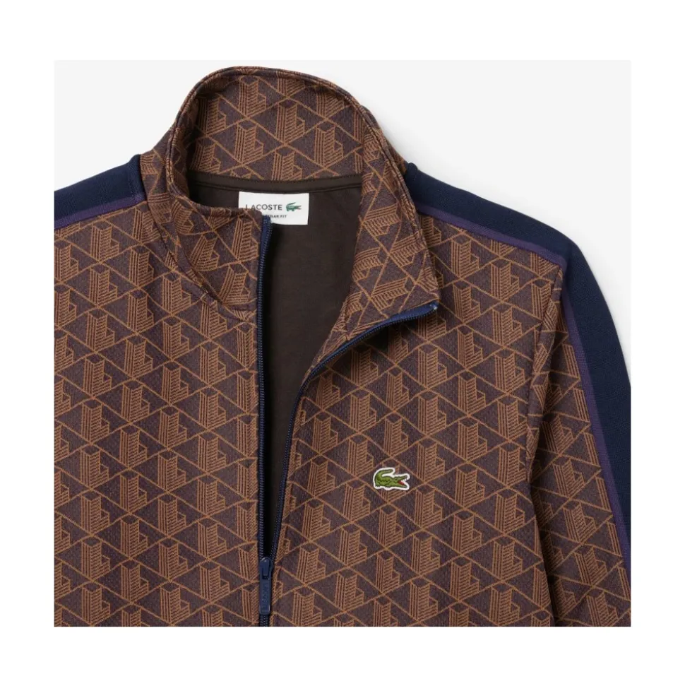 Monogram Jacquard Zip Jacket