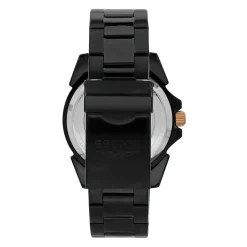Montre Automatique Homme Acier Noir