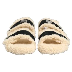 Mules en fausse fourrure