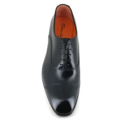Oxford en cuir brossé