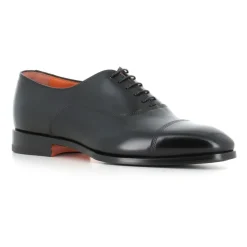 Oxford en cuir brossé