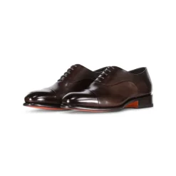 Oxfords en Cuir Antique