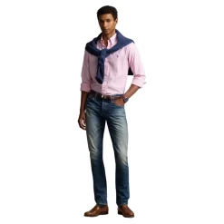 Oxford Striped Stretch Custom Fit Shirt