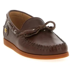 Palm Avenue Mocassin Bateau en Cuir de Buffle