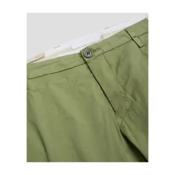 Pantalon Chino en Coton Vert