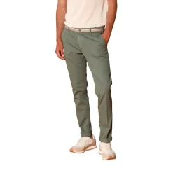 Pantalon chino vert extra slim fit