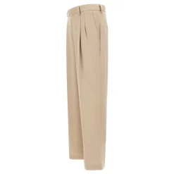Pantalon Coupe Oversize en Twill