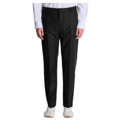 Pantalon de costume uni en laine sur mesure