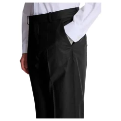 Pantalon de costume uni en laine sur mesure