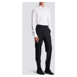 Pantalon de Laine à Monogramme