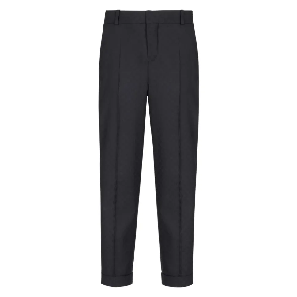 Pantalon de Laine à Monogramme