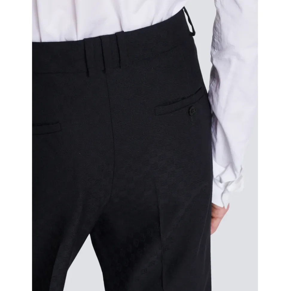 Pantalon de Laine à Monogramme