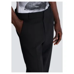 Pantalon en crêpe de laine double