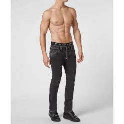 Pantalon en denim coupe super droite Iconic