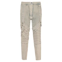 Pantalon en denim Sandy à Multiples Bretelles