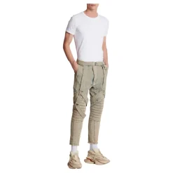 Pantalon en denim Sandy à Multiples Bretelles