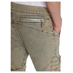 Pantalon en denim Sandy à Multiples Bretelles