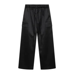 Pantalon Field en satin collé