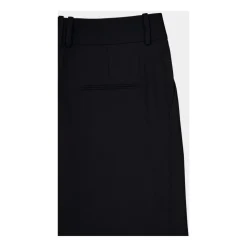 Pantalon Large en Laine Noire