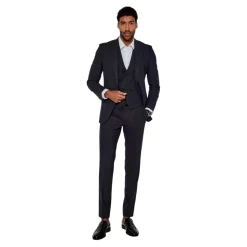 Pantalon Élégant en Laine Mélangée