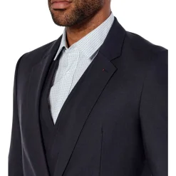 Pantalon Élégant en Laine Mélangée